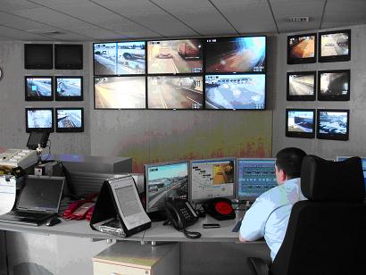 Fig. 1: Centro de control de un túnel de carretera